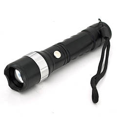 Ліхтарик ручний, 1 різ., Zoom, корпус — алюміній, ударостійкий, живлення 3*1,5"AAA", мікс — колір, OEM