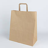 Великий крафт пакет з ручками 320*180*380 мм, фото 3