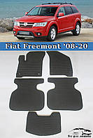 ЕВА коврики Fiat Freemont 2008-2020. EVA ковры Фиат Фримонт