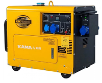 Генератор дизельный KDK7500SCA, 6.9KVA, однофазный 230V