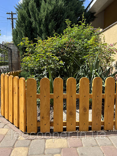 Купить Декоративный деревянный забор ограждение для клумбы площадки ...