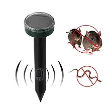 Відлякувач гризунів і кротів, Відлякувач комах акумуляторний на сонячній батареї ультразвукової, фото 2