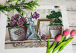 Схема вишивки бісером Натюрморт 19.5х47 див. Габардин