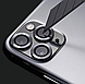 Захисне скло на камеру 2шт CDK для Apple iPhone 11 Pro Max | Lens Metal Ring Eagle Eye (015724) (black), фото 7