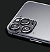 Захисне скло на камеру 2шт CDK для Apple iPhone 11 Pro Max | Lens Metal Ring Eagle Eye (015724) (black), фото 6
