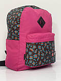 Рюкзак (ручна поклажа) тканина рожевий 40x30x20см/24л/0.5кг/Fly 777, фото 2