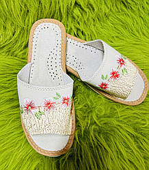 Домашні шкіряні капці жіночі розміри 37-40