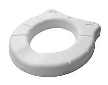 Накладка для вуличного туалету з пінопласту біле (Scraper)