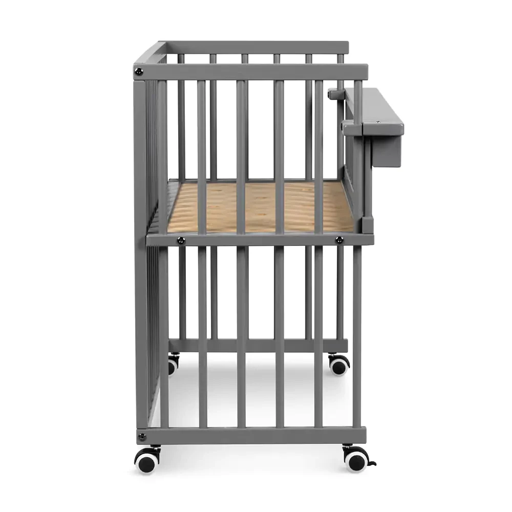 Дитяче ліжечко KLUPS PICCOLINO Graphite, фото 1