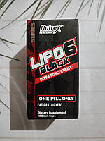 Lipo-6 Black Ultra Concentrate Nutrex Research 60 black-caps. топ жироспалювач США