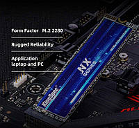SSD KingSpec NX 1 Tb M.2 NVMe PCIe 3.0 4x 2280