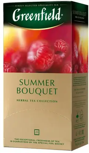 Greenfield, Summer Bouquet, 25 пак., Чай Гринфилд, Саммер Букет ...