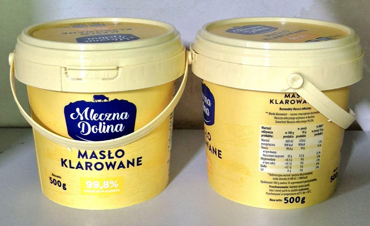 Топлене масло Mleczna Dolina Maslo Klarovane 500 г., фото 1