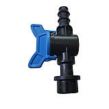 Кран під ущільнювальну гумку для крапельної трубки d 16мм Україна | 72-862, фото 5