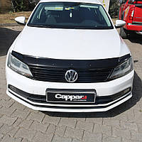 Дефлектор капота (мухобойка) Volkswagen Jetta 2011-2018 (Фольксваген Джетта) 30790511