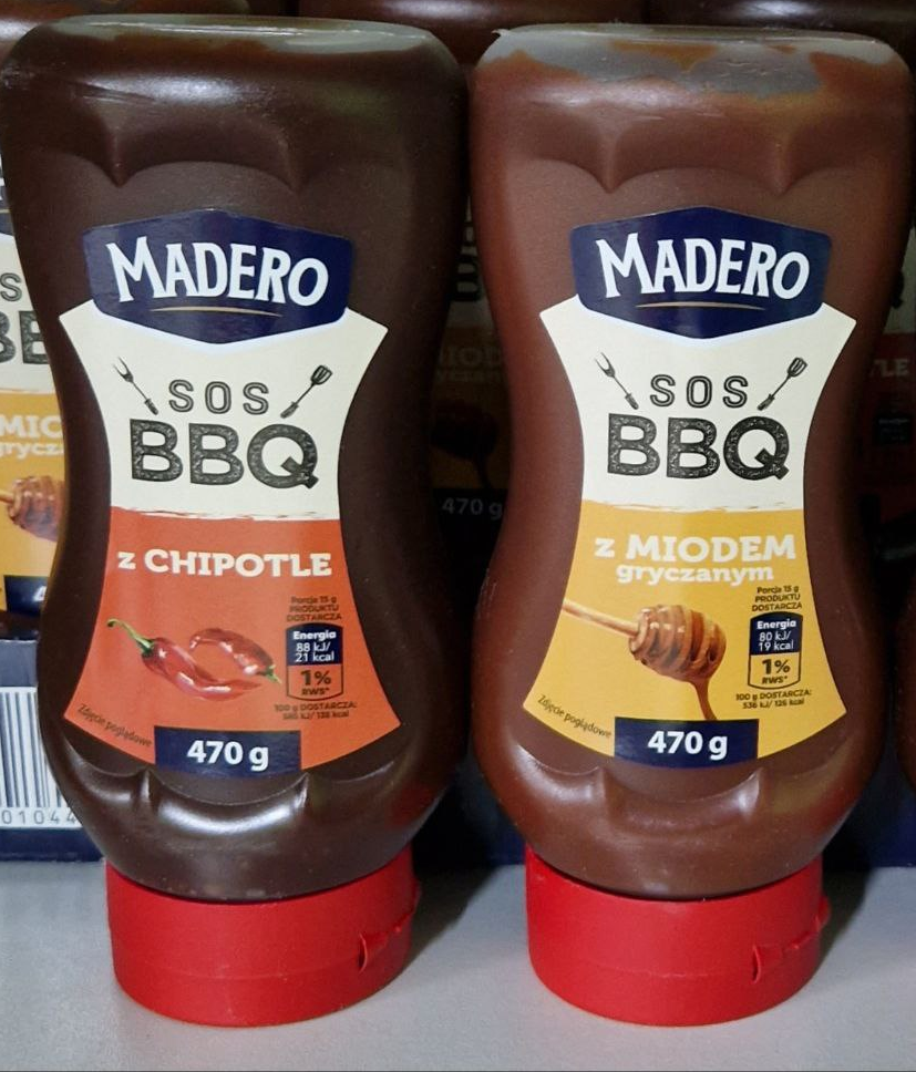 Соус Madero BBQ z Chipotle/z Miodem gryczanym 470 г. ОПТОМ