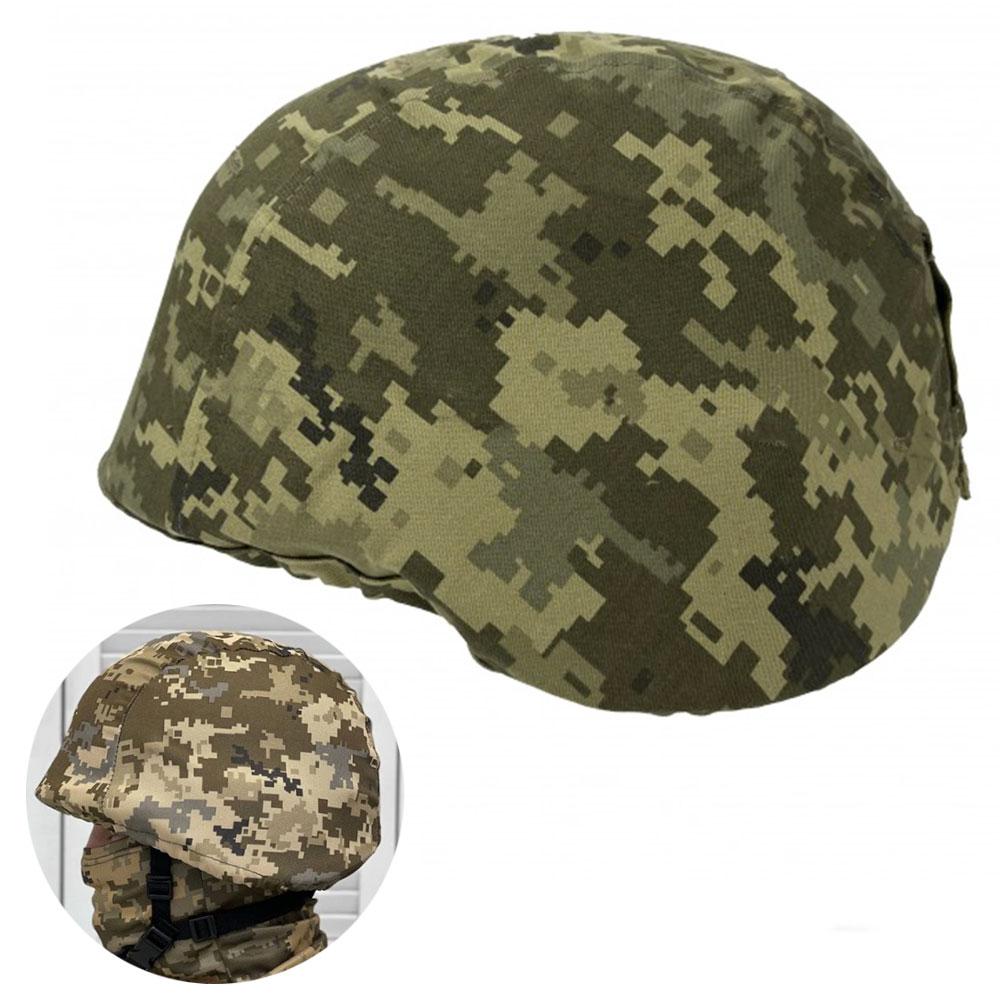Кавер на шолом з гумкою, Піксель / Тактичний чохол для шолома / Армійський кавер на каску, фото 1