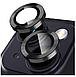 Захисне скло на камеру 2шт CDK для Apple iPhone 15 | Lens Metal Ring Eagle Eye (015735) (black), фото 6