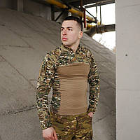 Тактическая боевая рубашка, убакс армейская рубаха, военная рубашка зсу UBACS, нательная боевая рубашка мульти