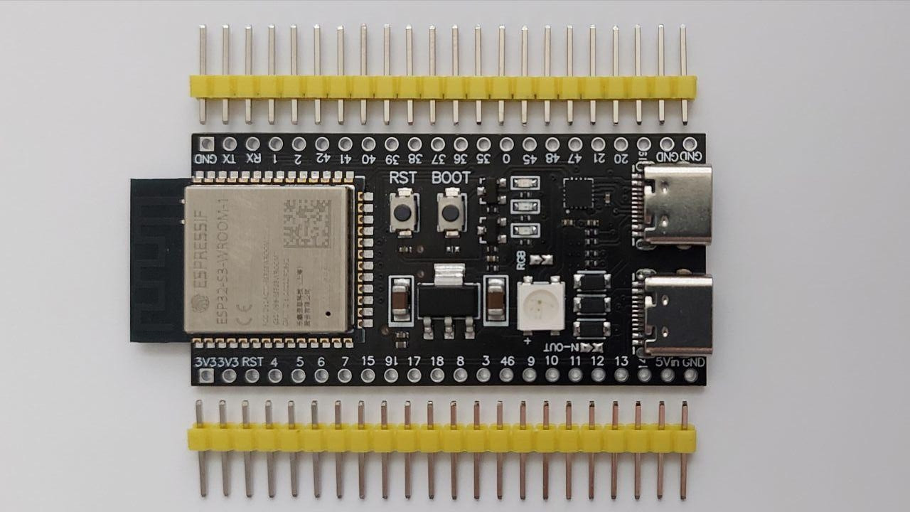 ESP32-S3 Development Board DualCore 240Mhz Wi-Fi Bluetooth 5 BLE 384 KB ROM 512 KB SRAM 16 MB Flash 8 MB PSRAM дошка розробника