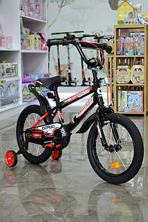 Велосипед двоколісний Corso Striker на 16 дюймів, Чорний EX-16128