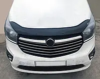 Дефлектор капота (мухобойка) Opel Vivaro 2015-2019/Nissan NV300 2016- коротк (Опель Виваро) 6081K062