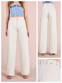 Жіночі білі джинси труби