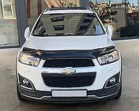 Дефлектор капота (мухобойка) Chevrolet Captiva 2006-2011 (Шевроле Каптива) 1716K766