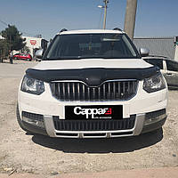 Дефлектор капота (мухобойка) Skoda Yeti 2013-2017 (Шкода Йети) 30710413