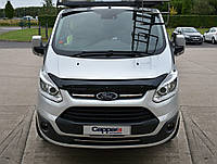 Дефлектор капота (мухобойка) Ford Transit Custom '12- (Форд Транзит) 2725K888