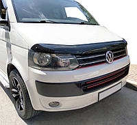 Дефлектор капота (мухобойка) Volkswagen T5+ 2010-2015 8080K001 (фольксваген т5 транспортер)