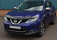 Дефлектор капота (мухобойка) Nissan Qashqai 2014-2017 5772K116 (ниссан кашкай)