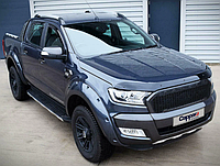 Дефлектор капота (мухобойка) Ford Ranger 2015- (Форд Рейнджер) 2771K020