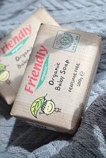 Мило дитяче тверде FRIENDLY ORGANIC, 100г