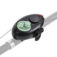 Електронний сигналізатор клювання LEO 28041 Black для риболовлі індикатор клювання на вудилище