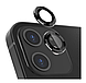 Захисне скло на камеру 2шт CDK для Apple iPhone 12 mini | Lens Metal Ring Eagle Eye (016203) (black), фото 4