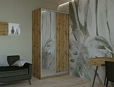 Шафа купе Doros Сіті Лайт Тахо 1 ДСП / 1 Дзеркало 120х45х225 (44900227), фото 4
