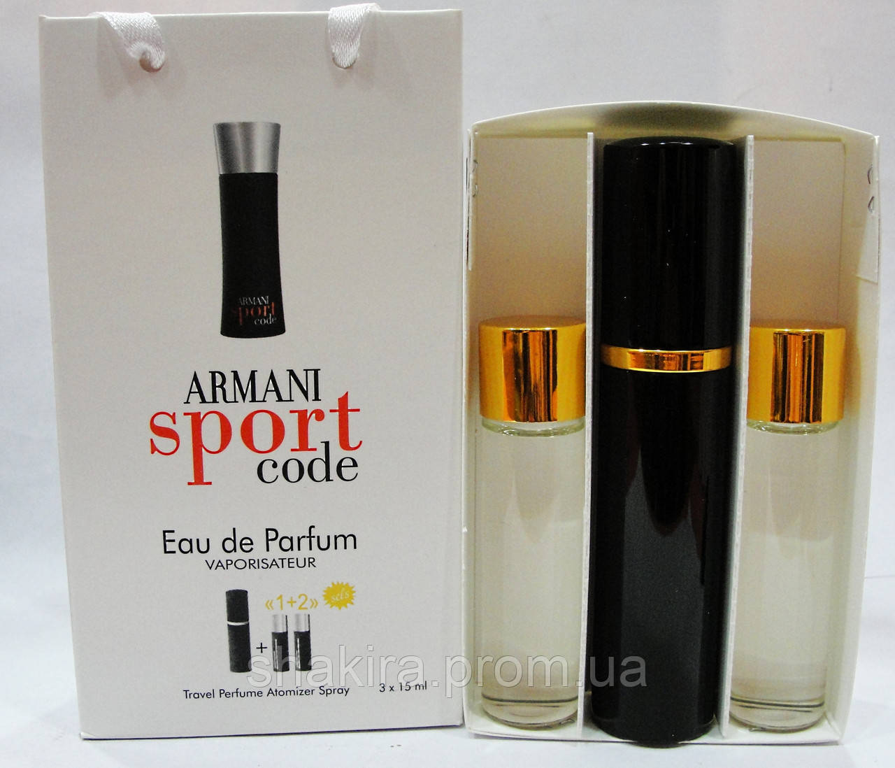 Парфуми набір для чоловіків Armani Code Sport (армані код спорт)45 мл