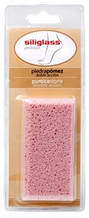 Педикюрная пемза Siliglass Double Action Pink, 200x80x23 мм (Іспанія)