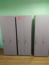 Роздягальня 2-х секційна Doros Сірий 2 ДСП 60х52х180 (40515763), фото 5