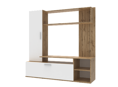 Стінка в вітальню Doros Кона Тахо / Білий 151х40х147 (44900064), фото 1