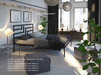 Ліжко КІНГСТОН двоспальне