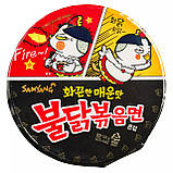 Рамен Samyang Foods Hot Chicken Flavoured Ramen Noodles Big Bowl 105g, фото 3