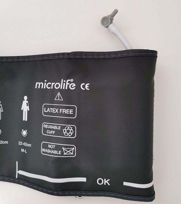 Манжета оригінал Microlife 22-42см + коннектор для автоматичних та напівавтоматичних тонометрів з однією трубкою сіра(копия)