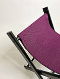 Підставка для сумки, чорний каркас із фіолетовим текстилем, фото 2