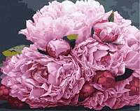 Картина малювання за номерами Чарівні півонії Картини по цифрах квіти 40х50 акриловий живопис Rainbow Art GX45150