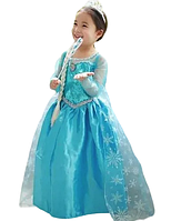 Дитяче карнавальне плаття костюм Ельзи холодне крижане серце Frozen GH 130 см блакитне