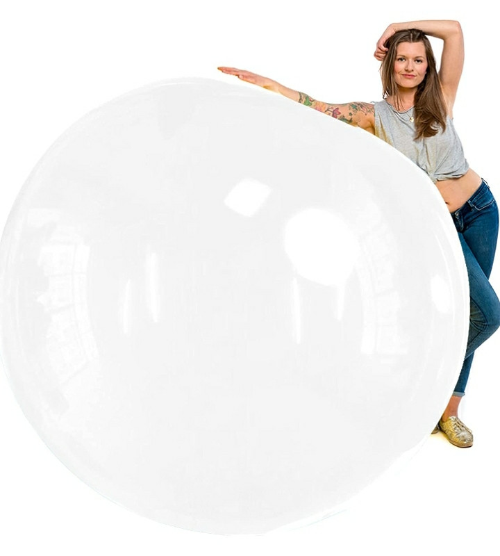 Гігантська Повітряна Куля Latex Balloon 72 дюймів 180 см Білий (00837)