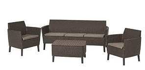 Комплект садовой мебели Salemo 3 seater set пластик (Time Eco TM)