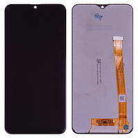 Дисплей для Samsung A202 Galaxy A20e, черный, без рамки, Оригинал (переклеено стекло)